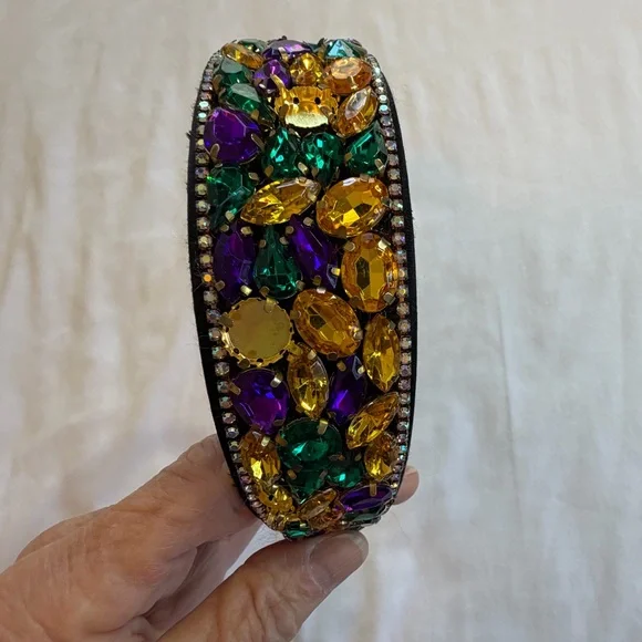 Gemstone Headband rhinestones multicolor - Picture 12 of 13